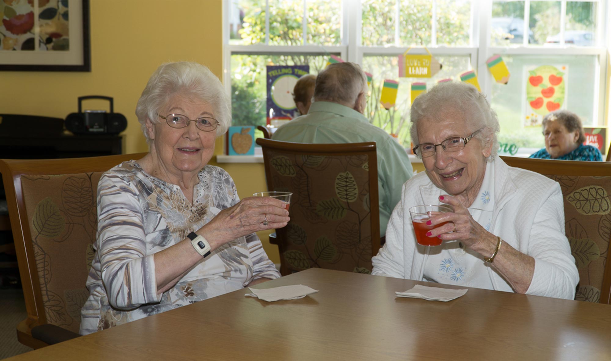 Arbor Village assisted living residents